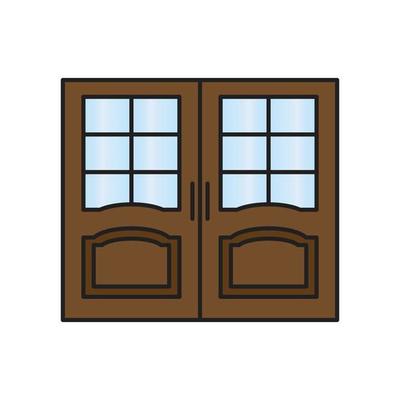 door vector for website symbol icon presentation