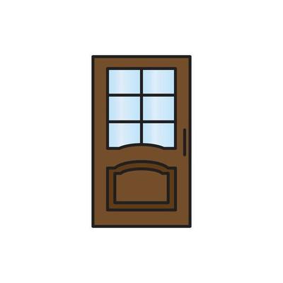 door vector for website symbol icon presentation