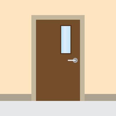 wooden door vector for website symbol icon presentation