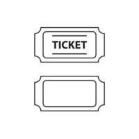 ticket vector for website symbol icon