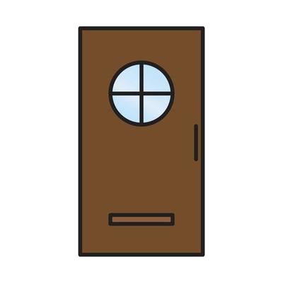 door vector for website symbol icon presentation