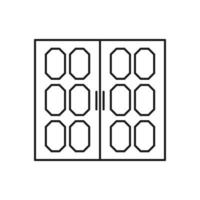 door vector for website symbol icon presentation