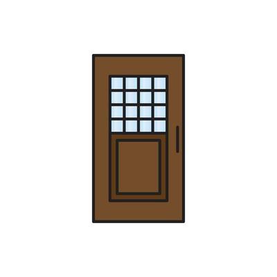 door vector for website symbol icon presentation