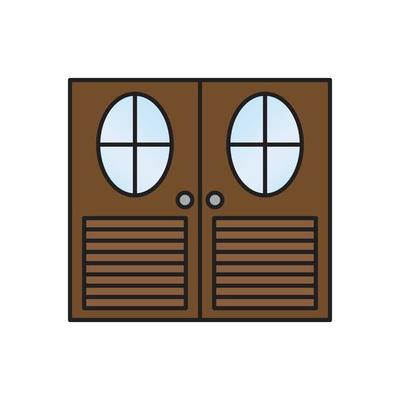 door vector for website symbol icon presentation