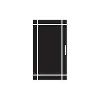 vector de puerta para presentación de icono de símbolo de sitio web