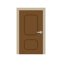 vector de puerta para presentación de icono de símbolo de sitio web