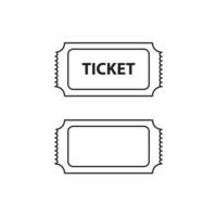 ticket vector for website symbol icon