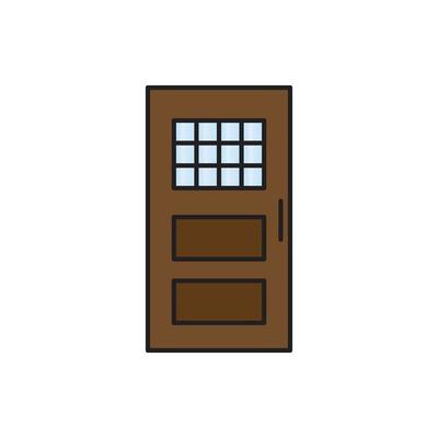 door vector for website symbol icon presentation