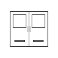 door vector for website symbol icon presentation