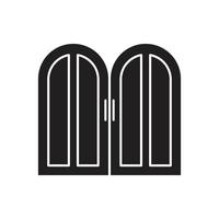 door vector for website symbol icon presentation