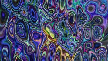 Abstract liquid background with multicolored lines video