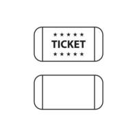 ticket vector for website symbol icon