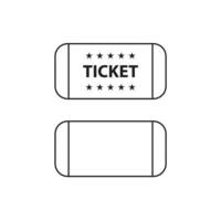 ticket vector for website symbol icon