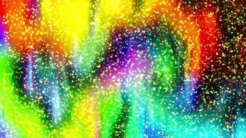 Abstract bright background with multi-colored sparks video