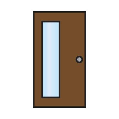 door vector for website symbol icon presentation