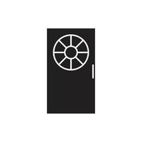 vector de puerta para presentación de icono de símbolo de sitio web