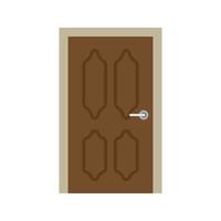 vector de puerta para presentación de icono de símbolo de sitio web