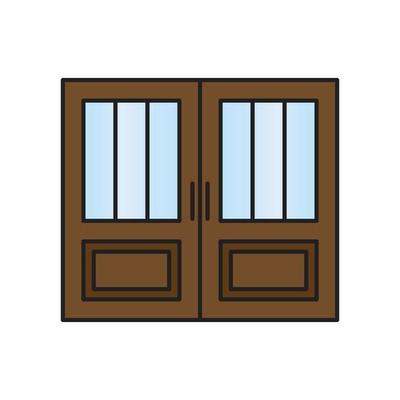 door vector for website symbol icon presentation