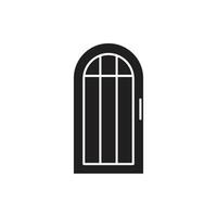 vector de puerta para presentación de icono de símbolo de sitio web