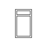 window vector for website symbol icon presentation