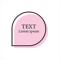 bubble speech text box vector for website symbol icon presentation