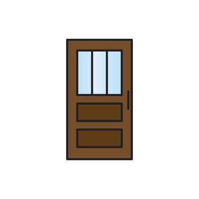 door vector for website symbol icon presentation