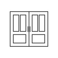 door vector for website symbol icon presentation