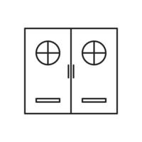 door vector for website symbol icon presentation