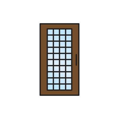 door vector for website symbol icon presentation