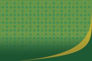 Abstract Patern Line Green and Yellow vector