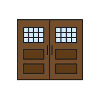 door vector for website symbol icon presentation