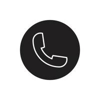 telephone vector for website symbol icon