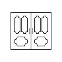 door vector for website symbol icon presentation