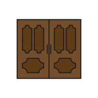 door vector for website symbol icon presentation