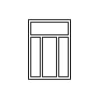 window vector for website symbol icon presentation