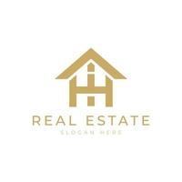 Logo Design Vector. Good for Real Estate, Construction, Apartment, Building, House and Architectur vector