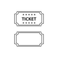 ticket vector for website symbol icon