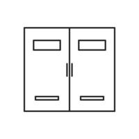 door vector for website symbol icon presentation