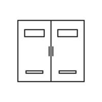 door vector for website symbol icon presentation