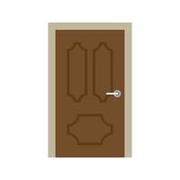 vector de puerta para presentación de icono de símbolo de sitio web