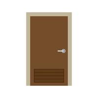 vector de puerta para presentación de icono de símbolo de sitio web