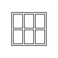 window vector for website symbol icon presentation