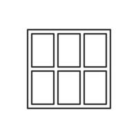 window vector for website symbol icon presentation