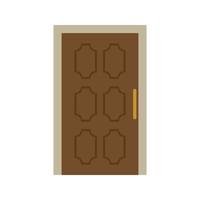 vector de puerta para presentación de icono de símbolo de sitio web