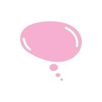 cute speech bubbles vector design