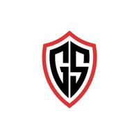 Initial Letter S and G Linked Logo. vector
