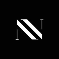 modern stylish creative N NN Letter Logo vector