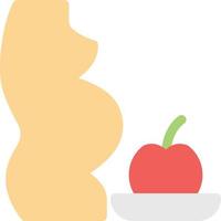 pregnancy vector illustration on a background.Premium quality symbols.vector icons for concept and graphic design.