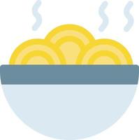 ilustración vectorial de fideos en un fondo. símbolos de calidad premium. iconos vectoriales para concepto y diseño gráfico. vector