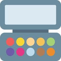 ilustración de vector de kit de maquillaje en un fondo. símbolos de calidad premium. iconos vectoriales para concepto y diseño gráfico.